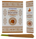 Encens Ayurvedic Palo Santo - Boîte de 12 Paquets de 15g