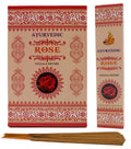 Encens Ayurvedic Rose - Boîte de 12 Paquets de 15g