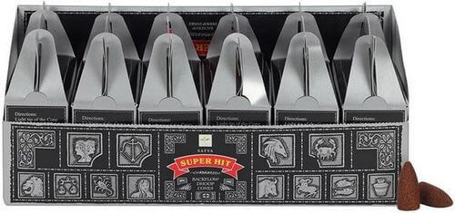 Backflow Cônes Satya Super Hit 6 boîtes de 24 cônes