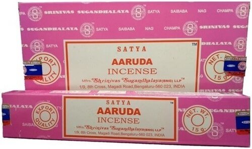 Encens Satya Arruda Boîte de 12 paquets de 15g