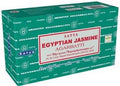Encens Satya Jasmin Egyptien Boîte de 12 paquets de 15g