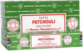 Encens Satya Patchouli Boîte de 12 paquets de 15g