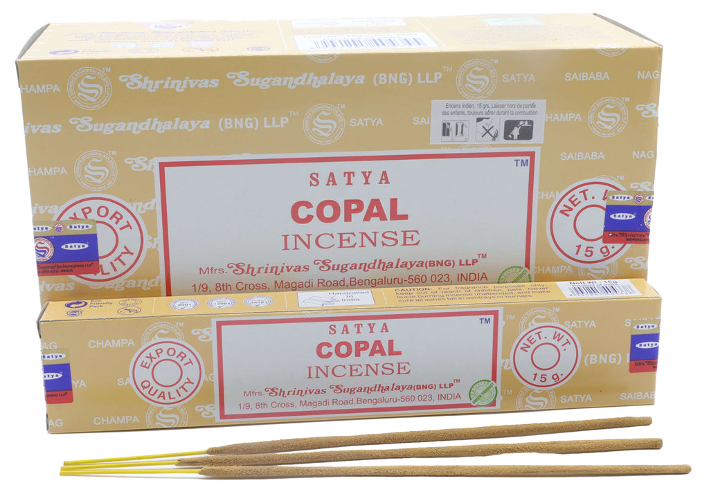 Encens Satya Copal Boîte de 12 paquets de 15g