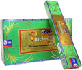 Encens Satya Natural Patchouli Boîte de 12 paquets de 15g