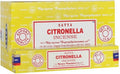 Encens Satya Citronnelle Boîte de 12 paquets de 15g
