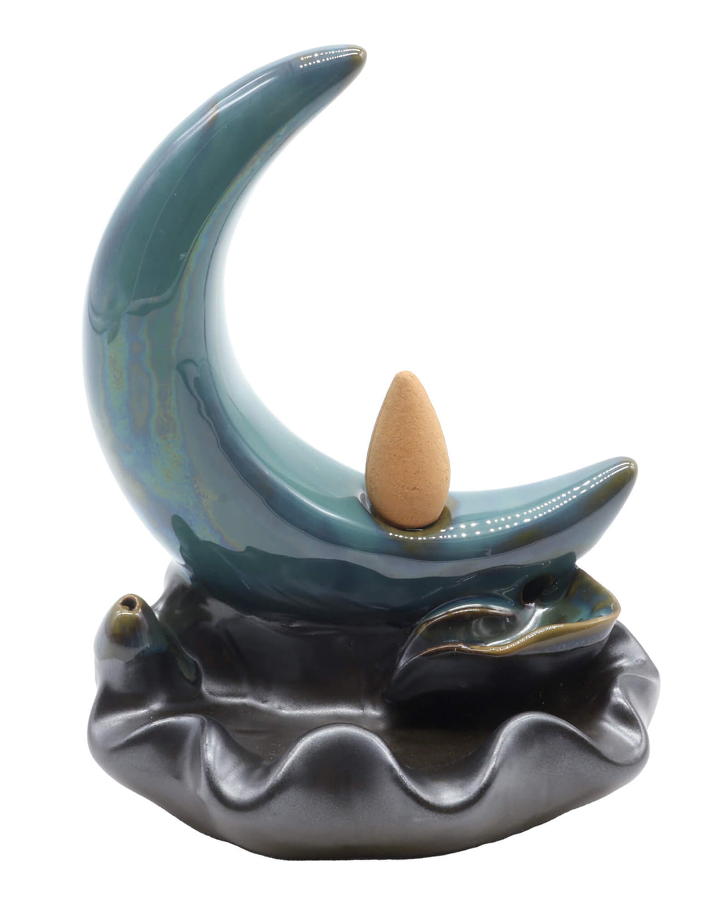 Porte-Encens Backflow Lune 13cm