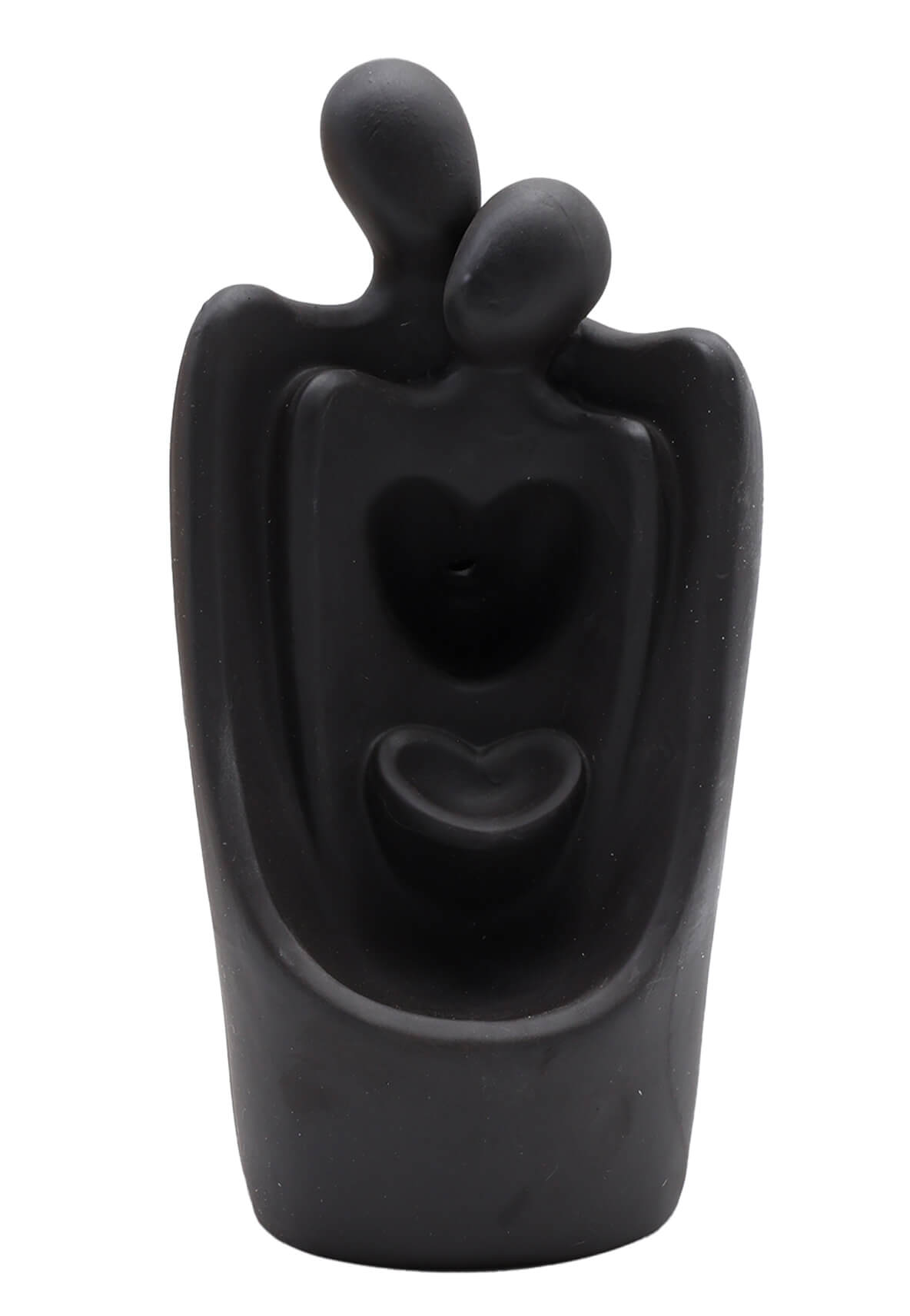 Porte-Encens Backflow Amour Contemporain 17cm