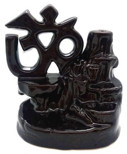 Porte-Encens Backflow Céramique OM 15cm