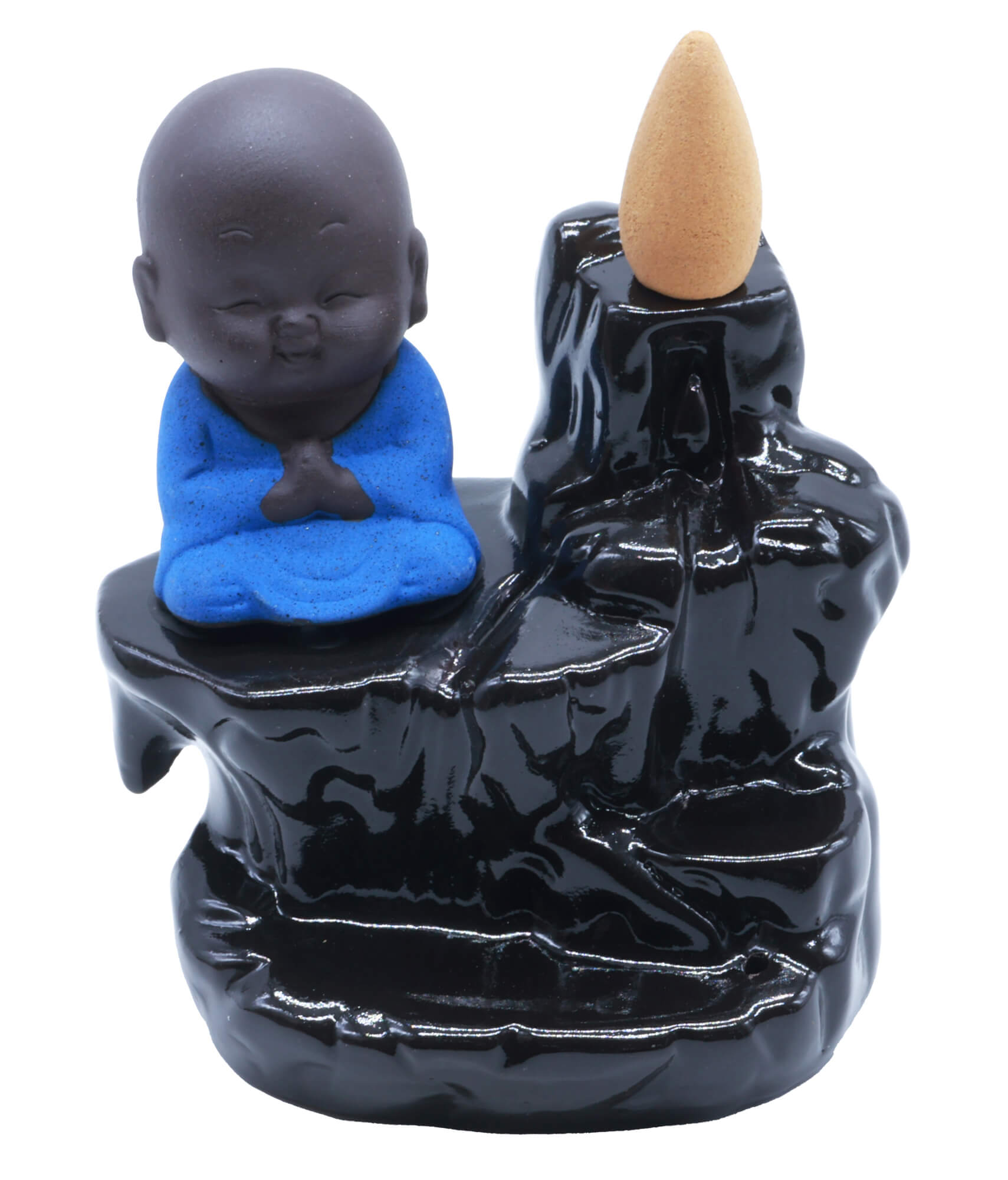 Porte-Encens Backflow Moine 10cm