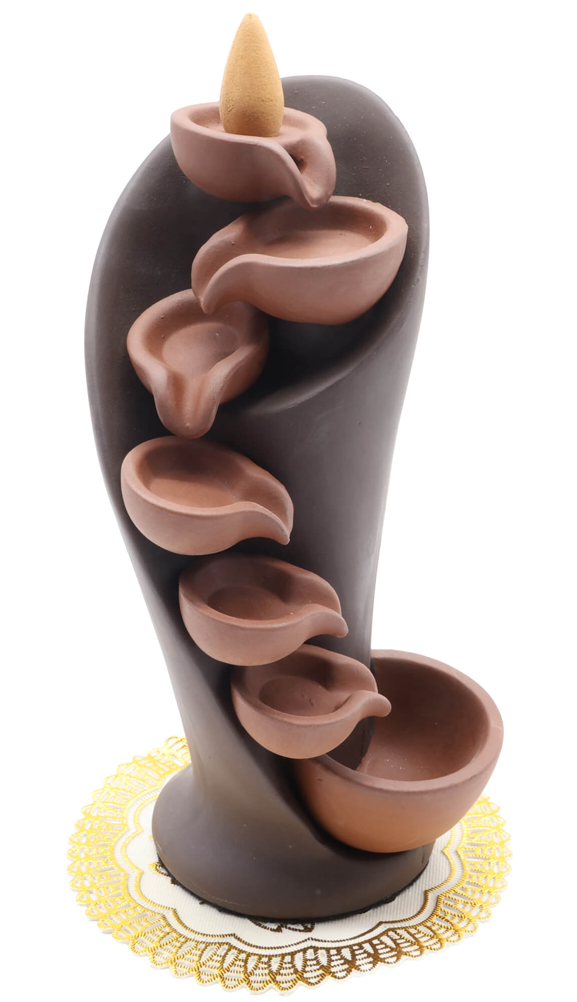 Porte-Encens Backflow Cascade Escaliers 21cm