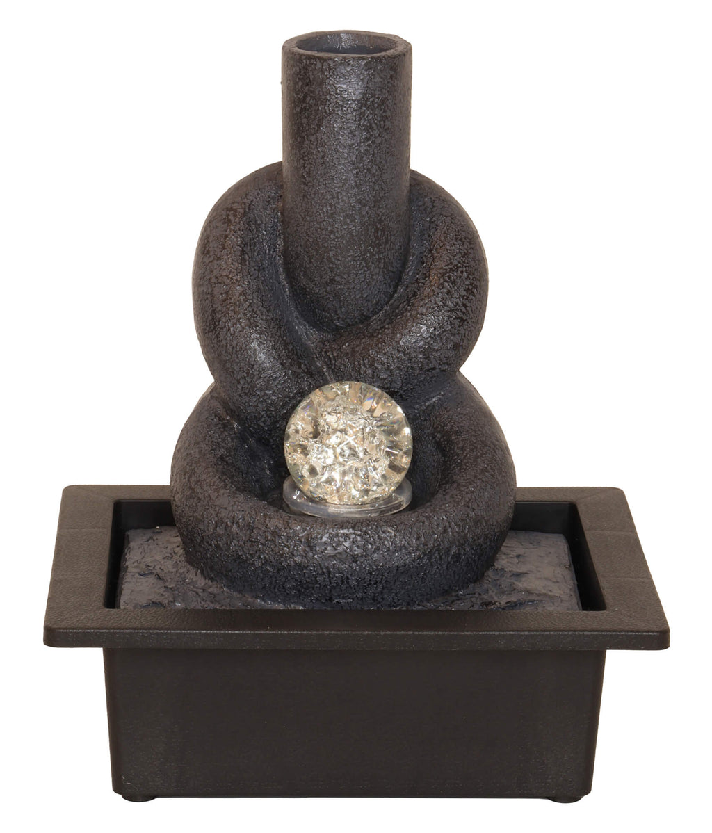 Fontaine Résine Vase à Fleur 26cm