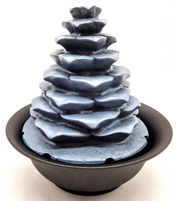 Fontaine Résine Montagne Sacrée 29cm