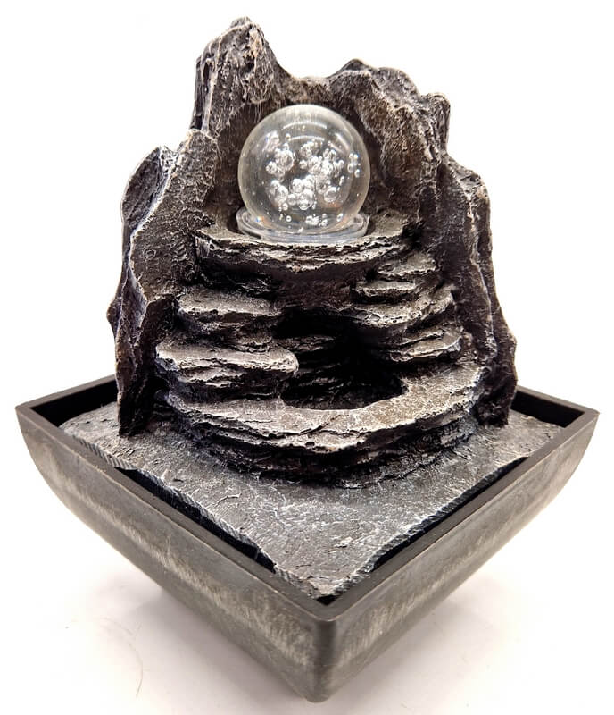 Fontaine Résine Pic du Dragon Ancien 22cm