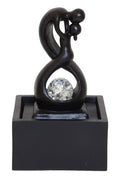 Fontaine Résine Amour Infini Noir 30cm