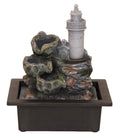 Fontaine Résine Phare Isolé 27cm