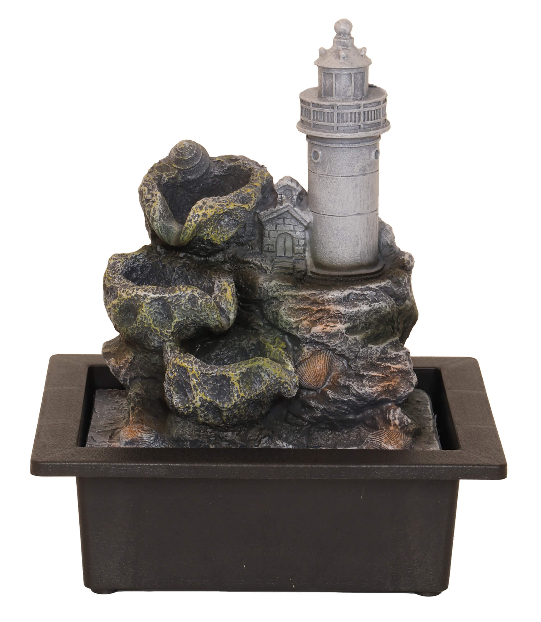 Fontaine Résine Phare Isolé 27cm