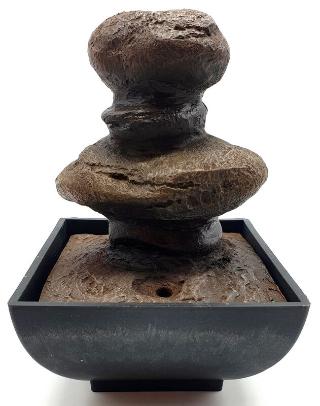 Fontaine Résine Cairn 20cm