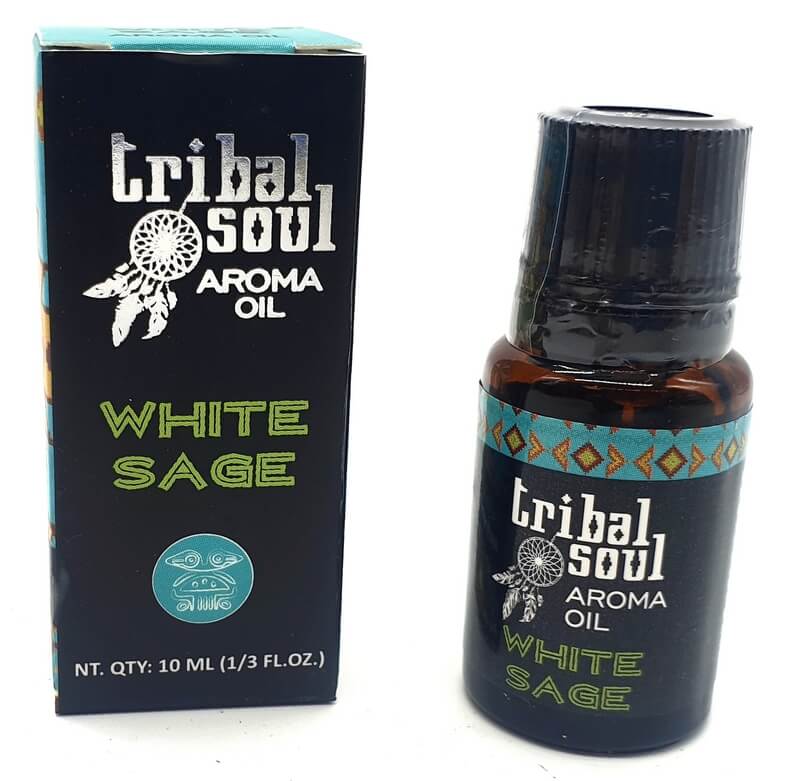 Huile Tribal Soul Sauge Blanche 10mL - Boîte de 12 pièces