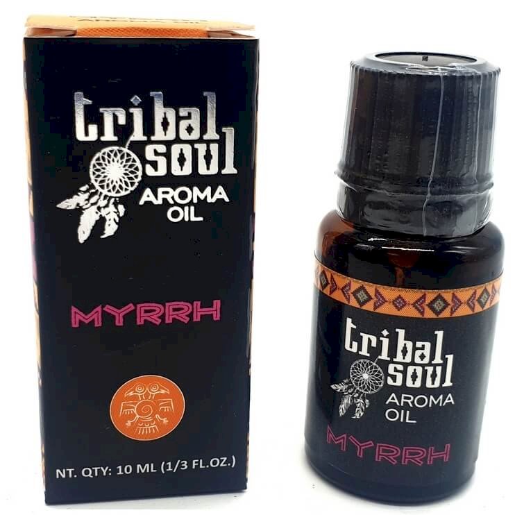 Huile Tribal Soul Myrrhe 10mL - boîte de 12 pièces