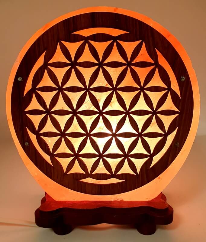 Lampe de Sel Fleur de Vie Bis 5KG