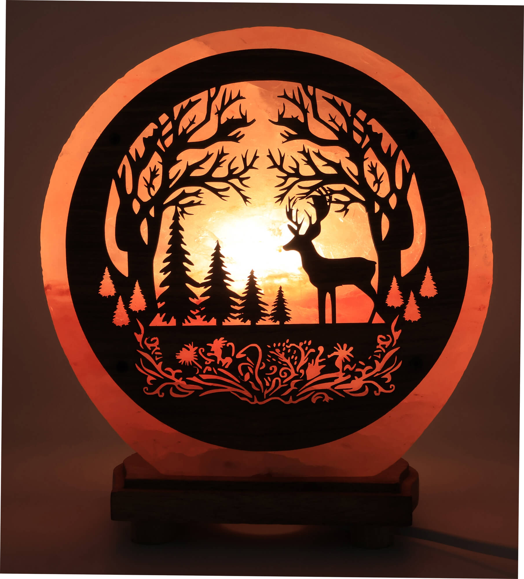 Lampe de Sel Cerf en Forêt 5KG