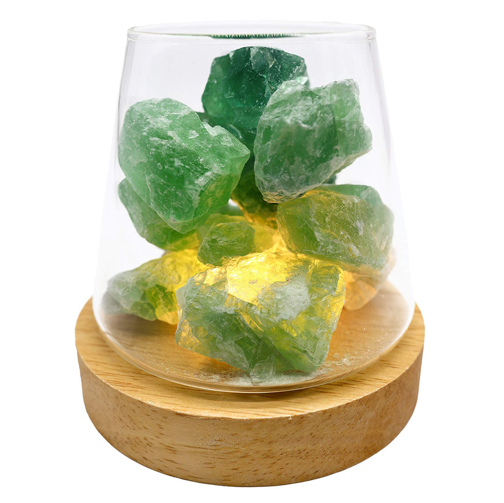 Lampe Diffuseur Fluorite Verte 10cm