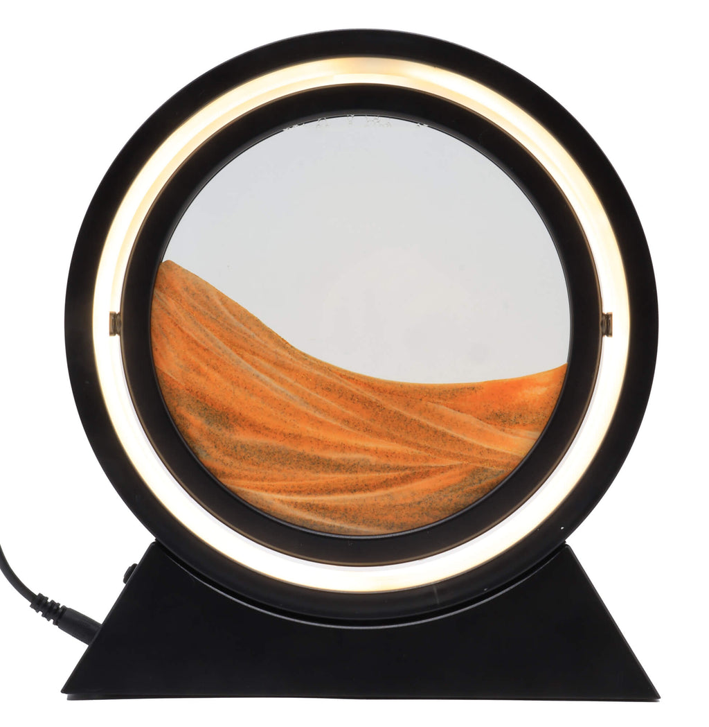 Lampe Sable Réversible 24cm - Orange
