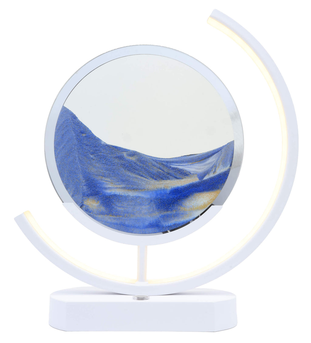 Lampe Sable Design 32cm - Bleu