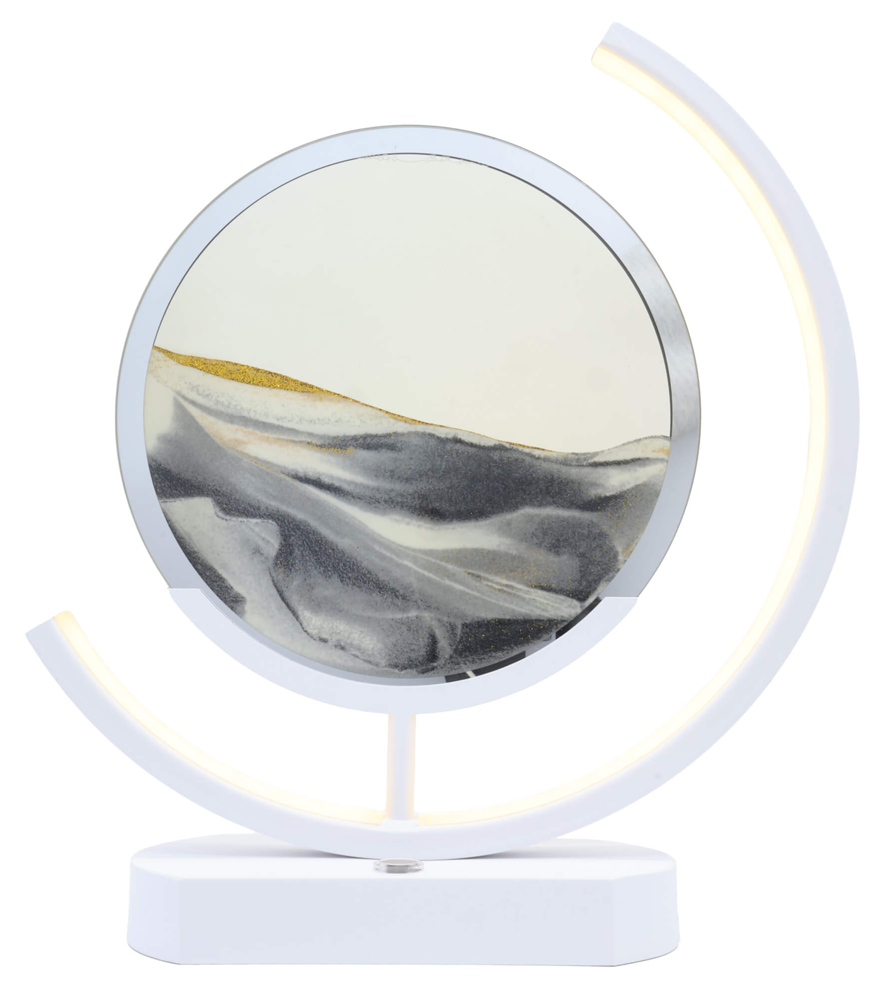 Lampe Sable Design 32cm - Gris