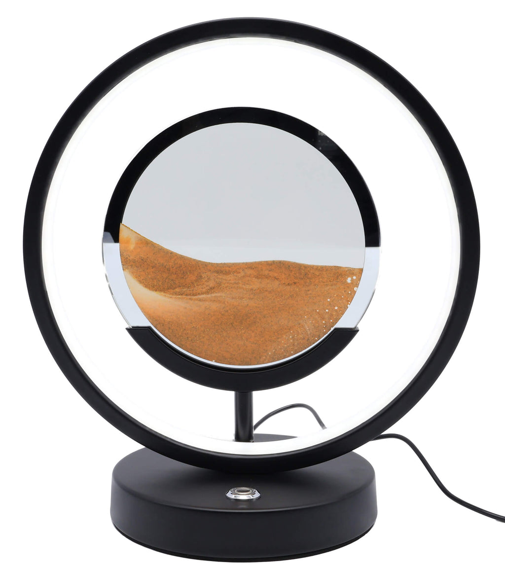 Lampe Sable Tour Design 31cm - Orange