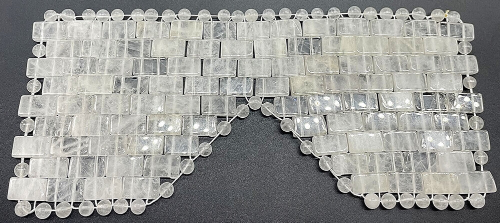 Masque de Méditation Yeux Cristal de Roche