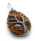 Pendentif Arbre de Vie - Œil de Tigre 4cm
