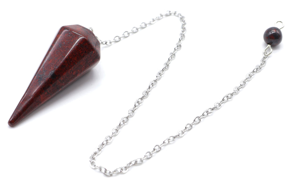 Pendule conique Jaspe Arc-en-ciel 3.5cm