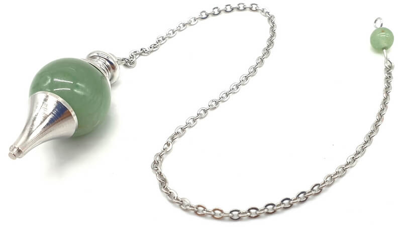Pendule sphère Aventurine Verte 4cm