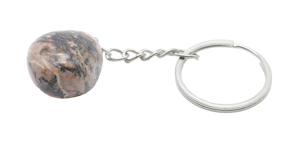Porte-Clés Rhodonite roulée 3cm