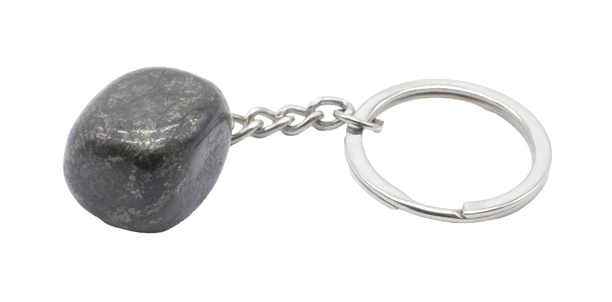 Porte-Clés Pyrite roulée 3cm