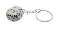 Porte-Clés Jaspe Dalmatien roulé 3cm