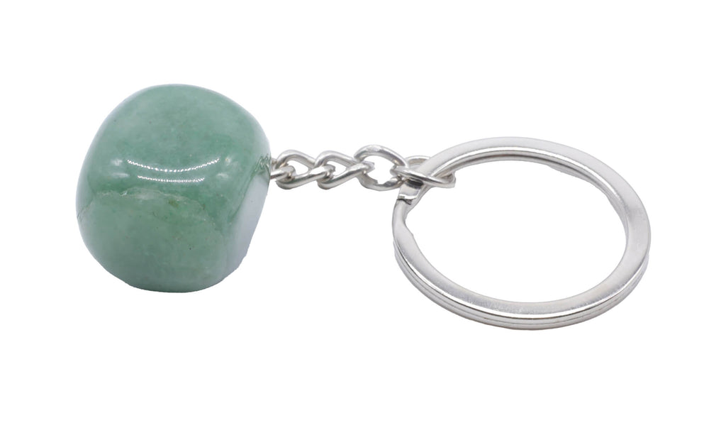 Porte-Clés Aventurine Verte roulée 3cm