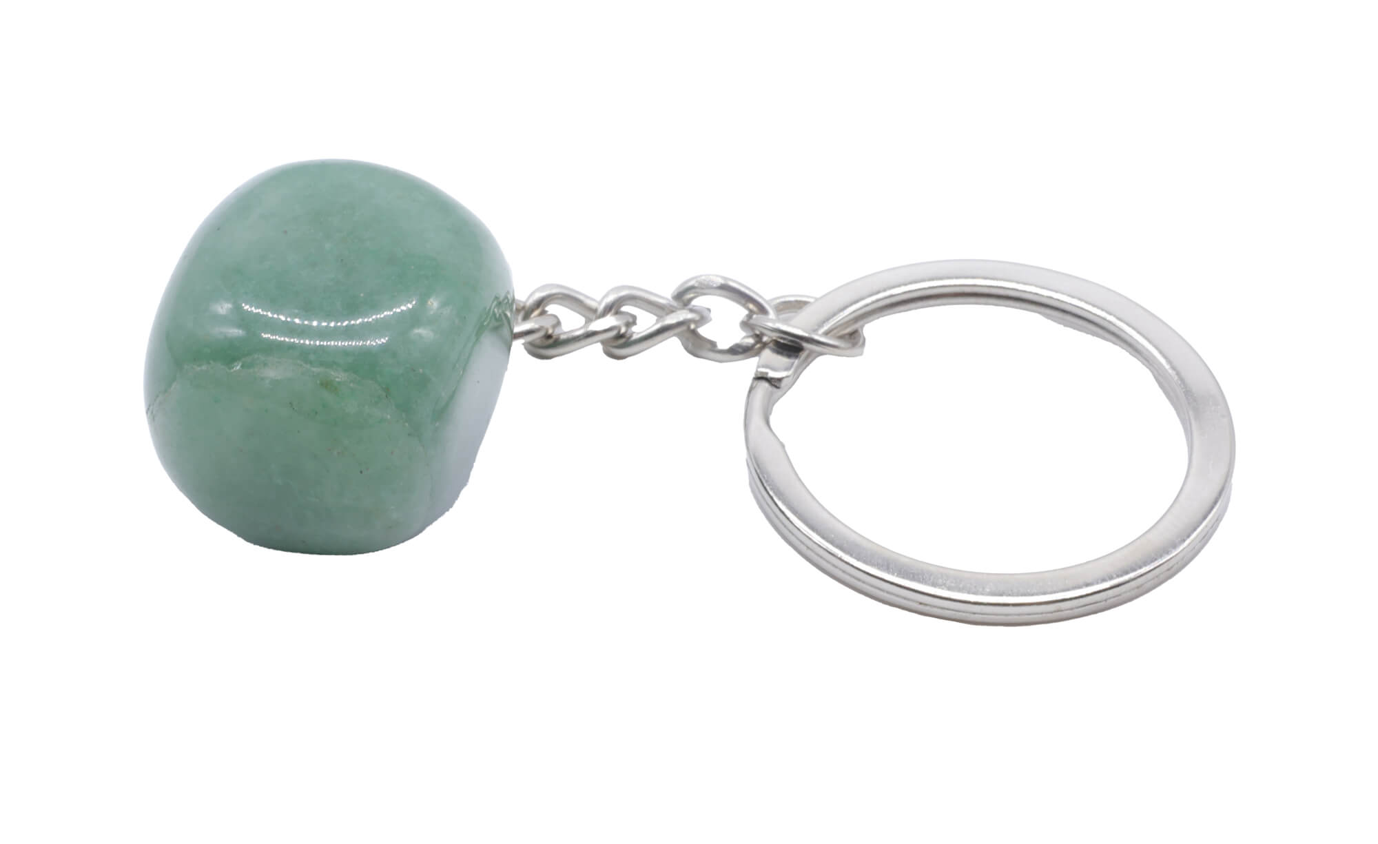 Porte-Clés Aventurine Verte roulée 3cm