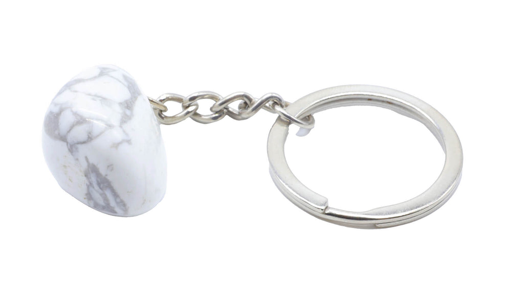 Porte-Clés Howlite roulée 3cm