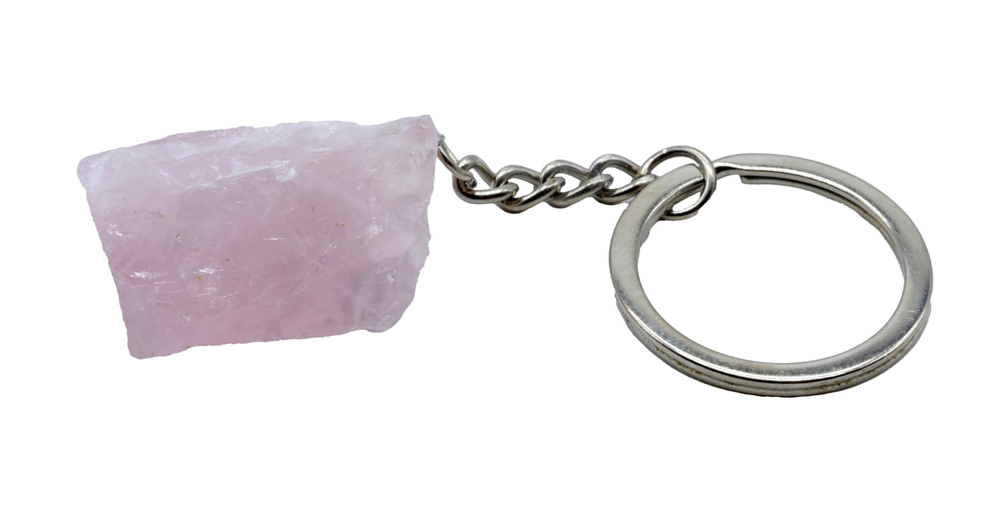 Porte-Clés Quartz Rose brut 3cm