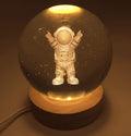 Veilleuse USB Verre Astronaute 9cm