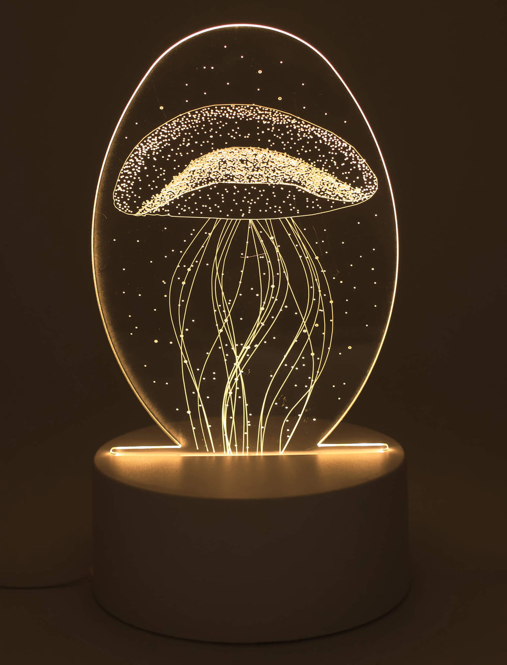 Veilleuse USB Plastique Méduse 14cm