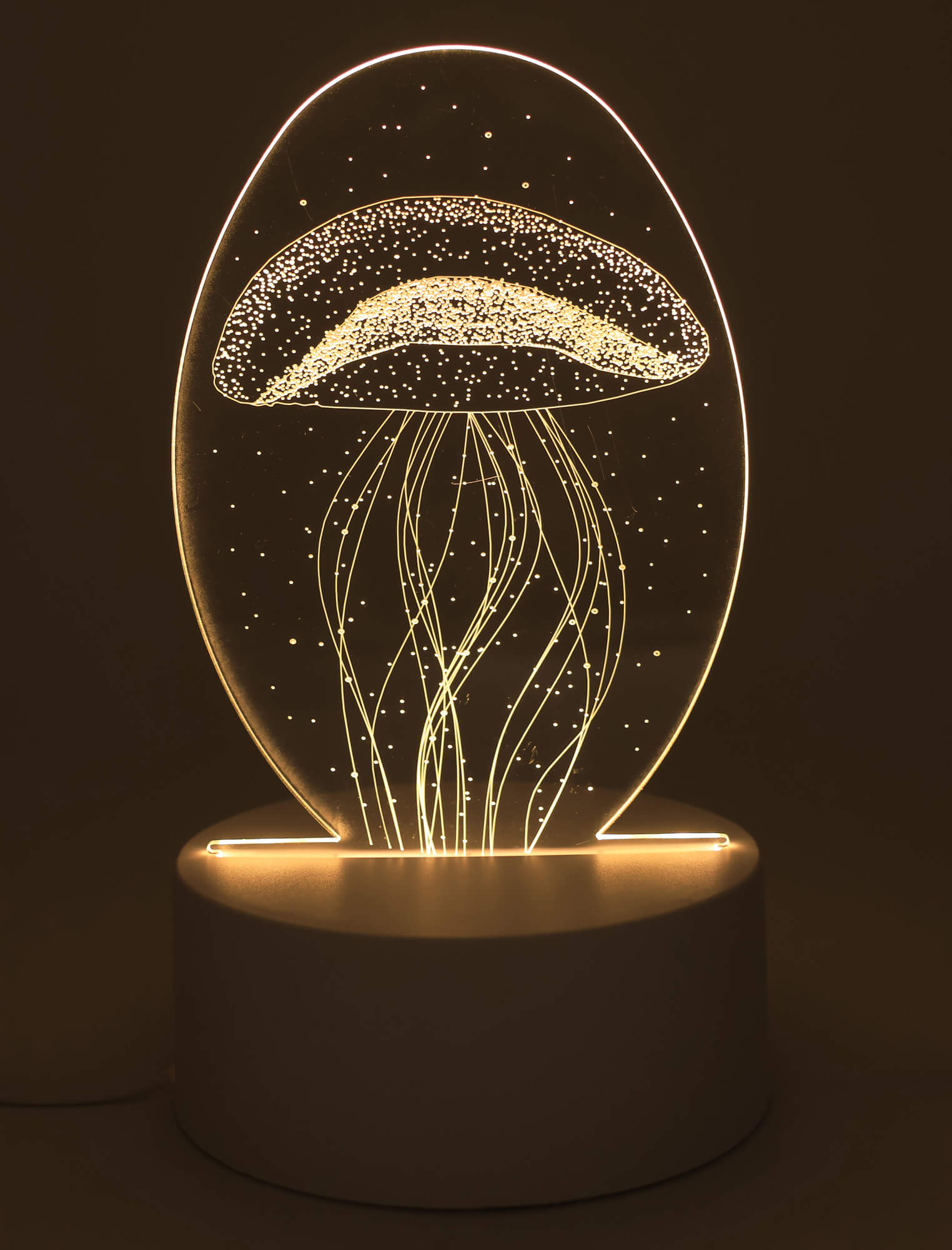 Veilleuse USB Plastique Méduse 14cm