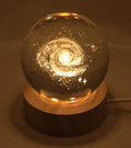 Veilleuse USB Verre Galaxie 9cm
